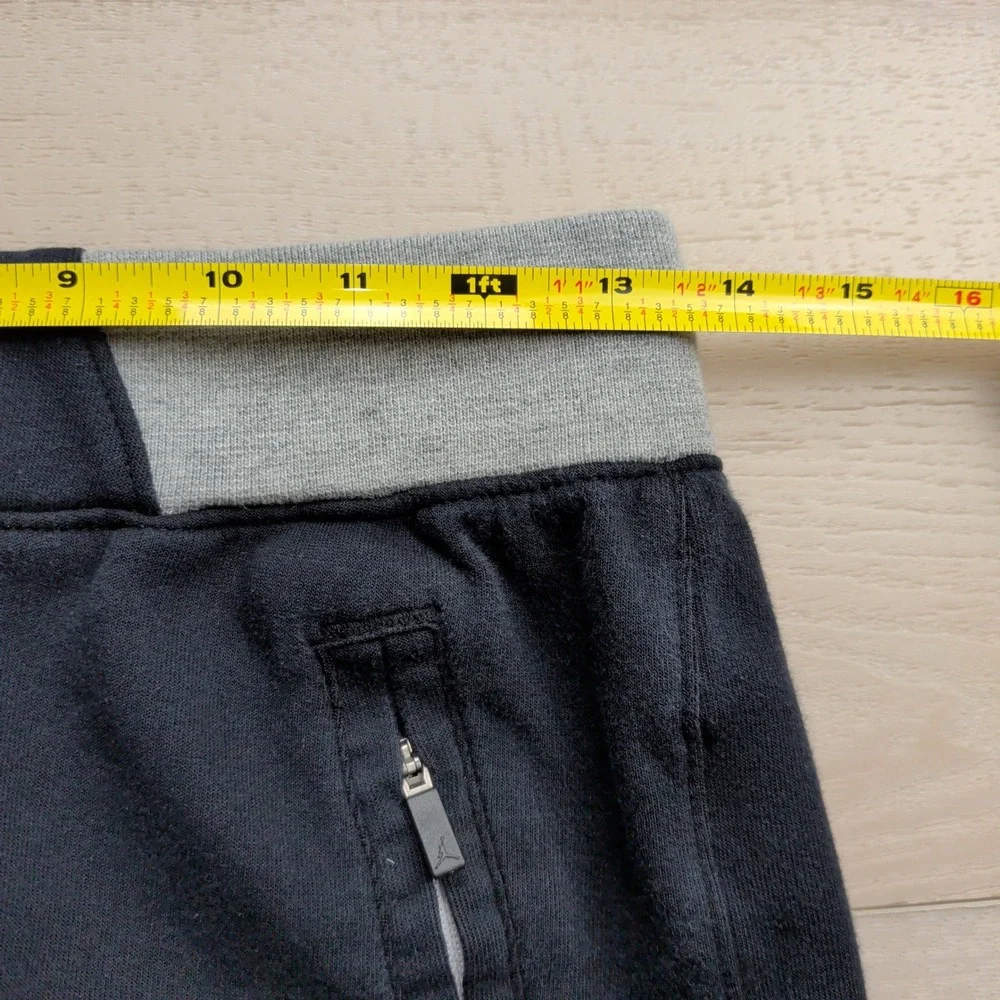 Air Jordan Varsity Jogger‎ Pants Mens S Black Gray Colorblock 653437-010